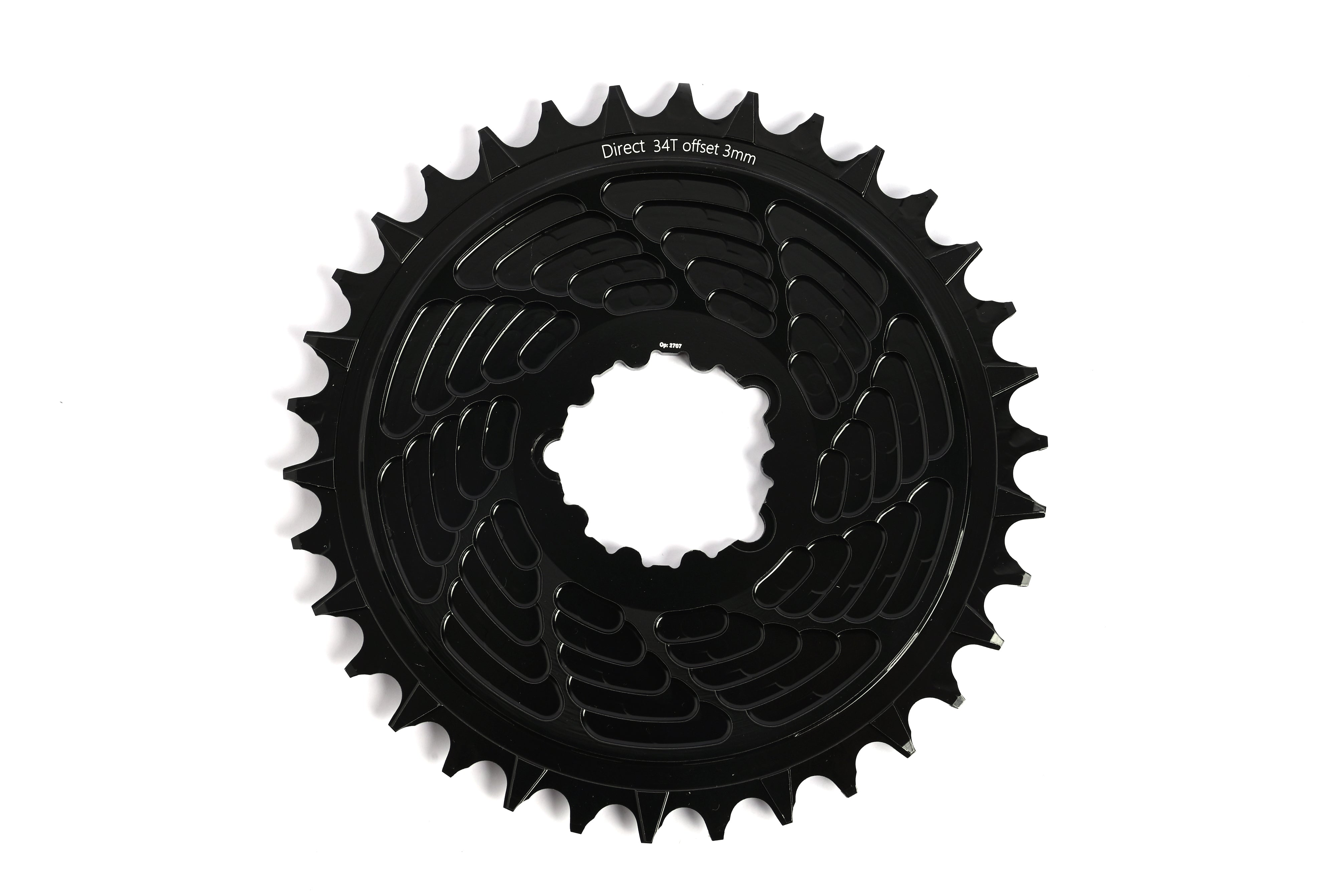 Plateau SHALLT Direct 3 Vis 3 mm Aéro 34D Noir