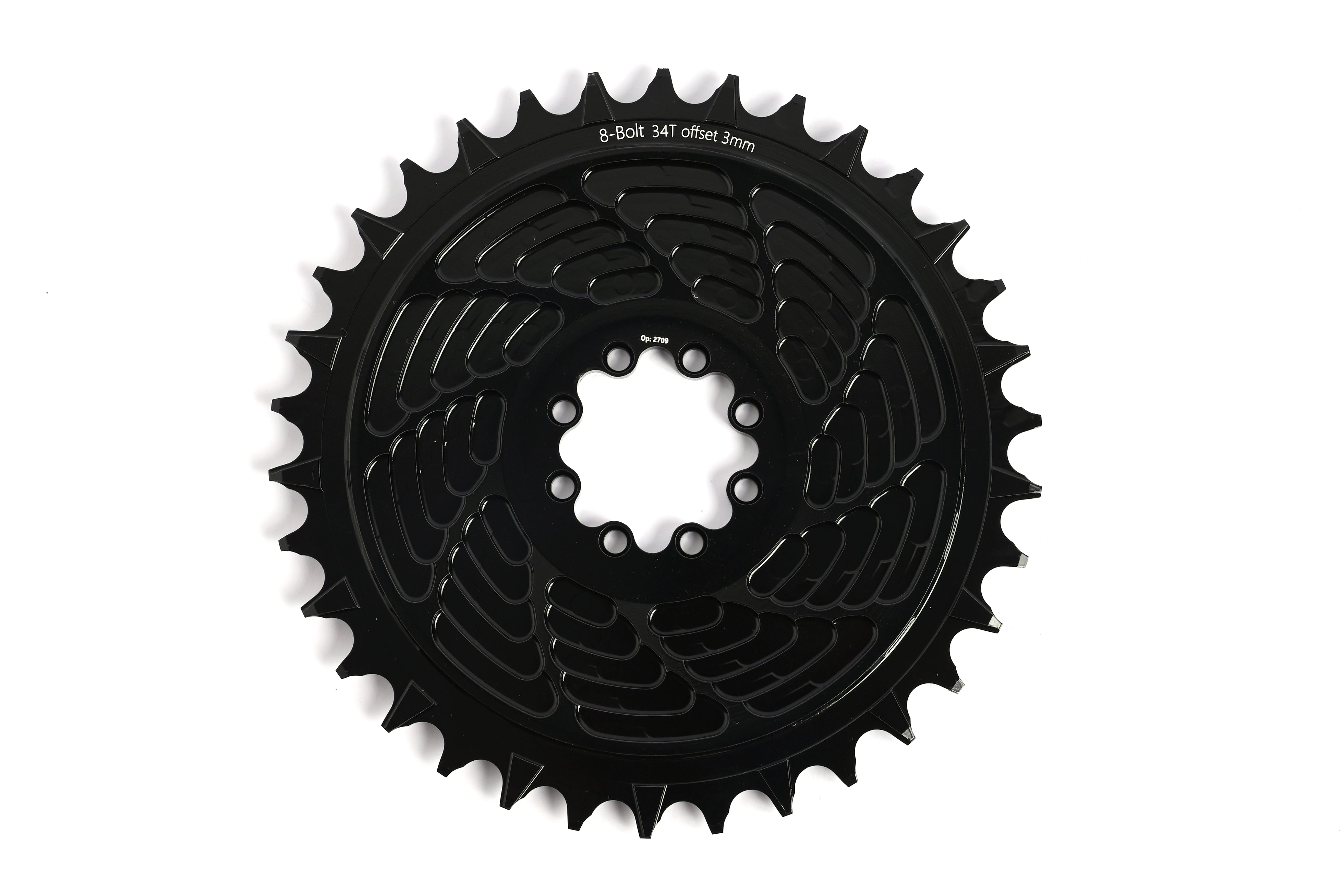 Plateau SHALLT Direct 8 Vis 3 mm Aéro 34D Noir