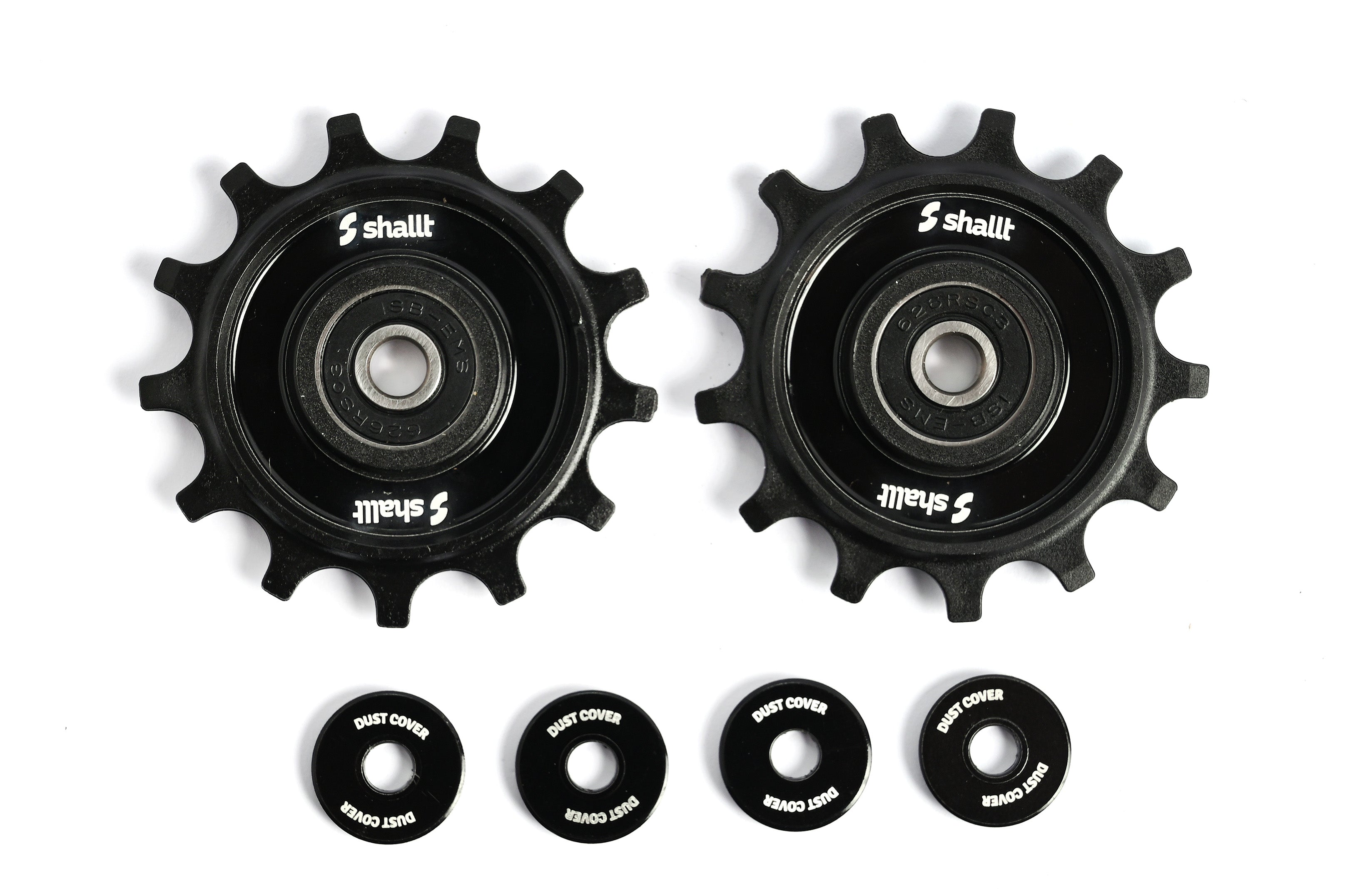 Galets de dérailleur SHALLT Black Aero – 12 vitesses Shimano