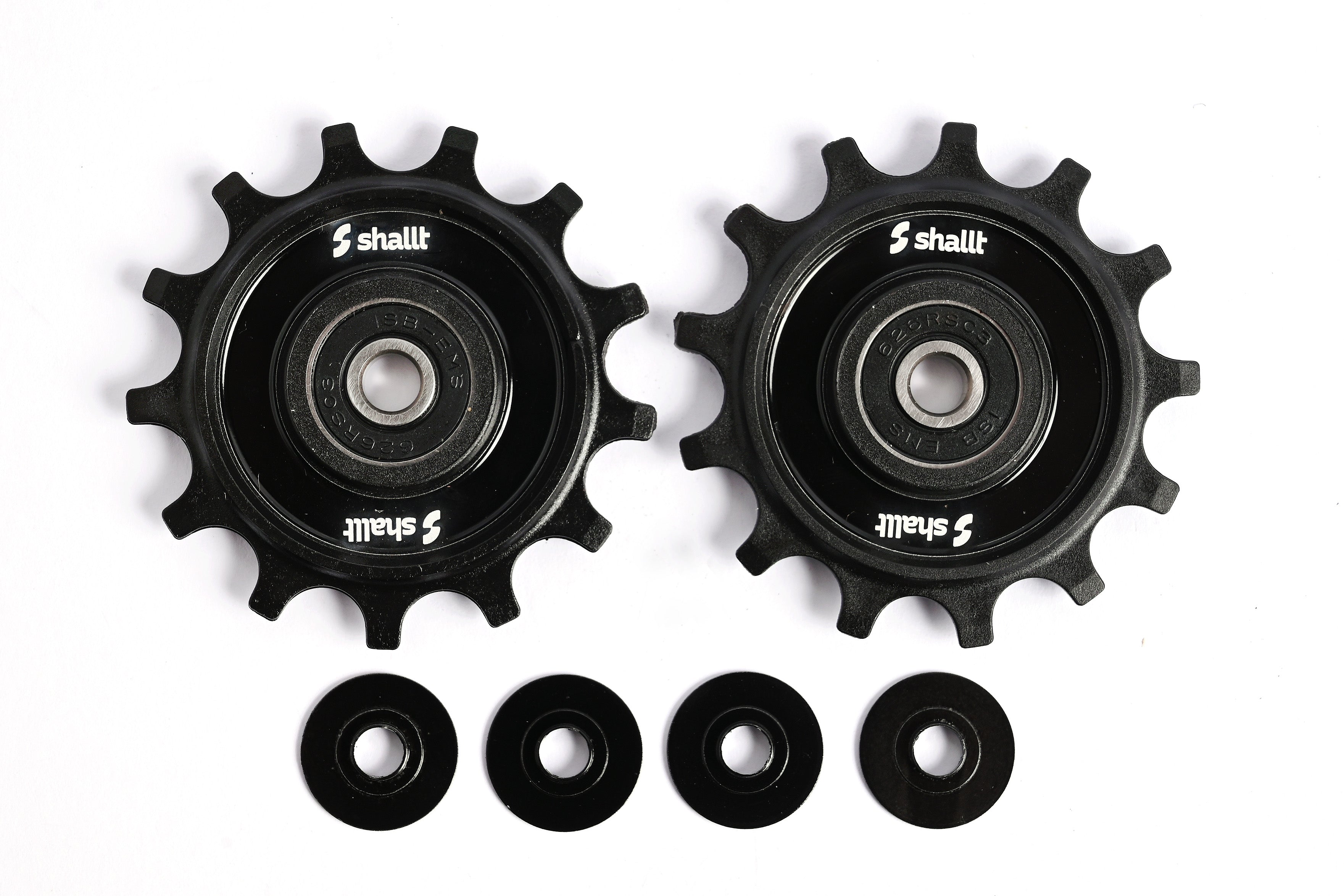 Galets de dérailleur SHALLT Black Aero – 12 vitesses Shimano